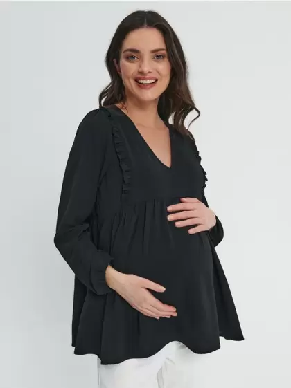 Bluzka z falbanami MAMA