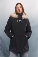 Parka capucha cierre metálico Sorona Aura