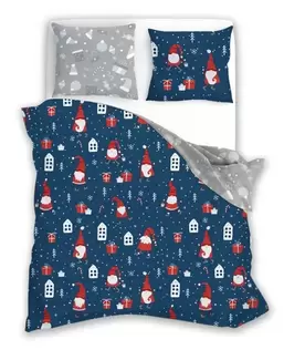 Scandic, Radosne Elfy, 2-częściowy komplet pościeli, bawełna, 140x200 cm