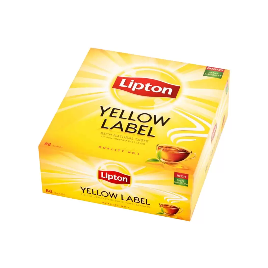 LIPTON YELLOW LABEL HERBATA CZARNA 176 G (88 TOREBEK)