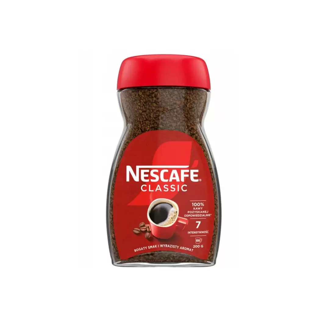 KAWA ROZPUSZCZALNA NESCAFE CLASSIC 200G