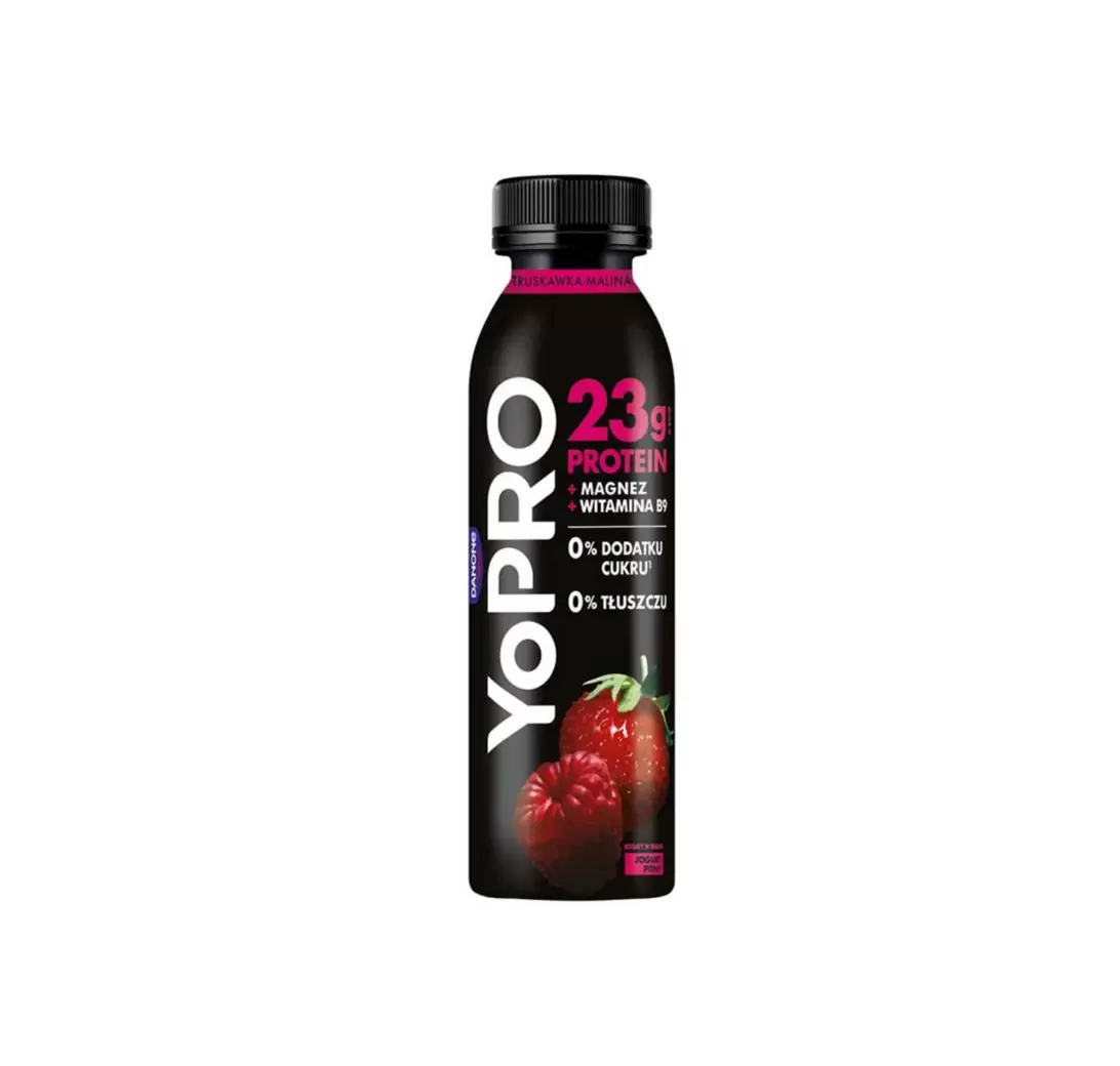 Danone YoPro Jogurt pitny smak truskawka-malina 270 g