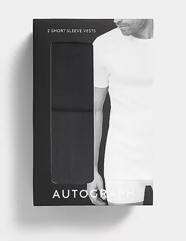 Prążkowany podkoszulek z bawełny Supima® drop-needle 2 szt.