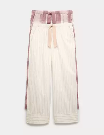 Doły od piżamy z nadrukiem 100% bawełny, 2 pary