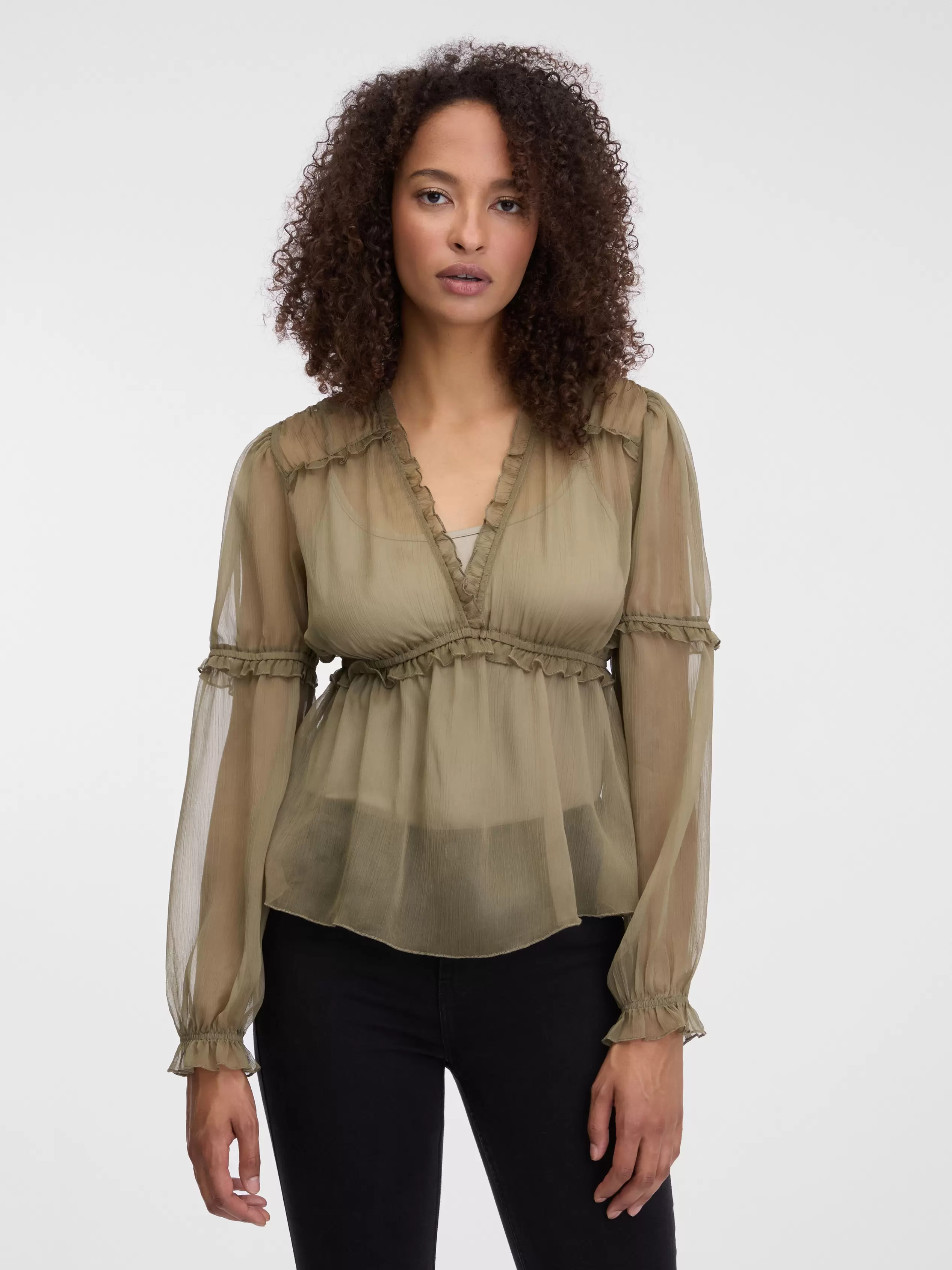 Damska bluzka khaki ORSAY