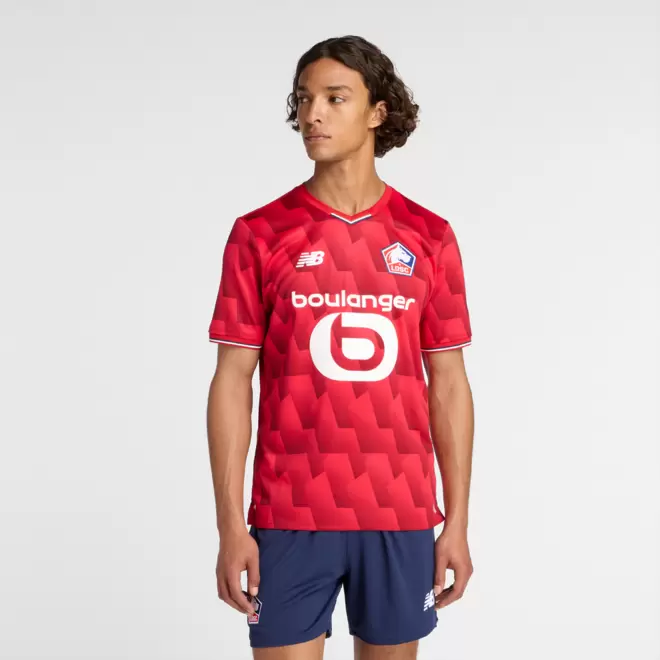 Koszulka męska New Balance LOSC Lille MT230454HME – czerwona
