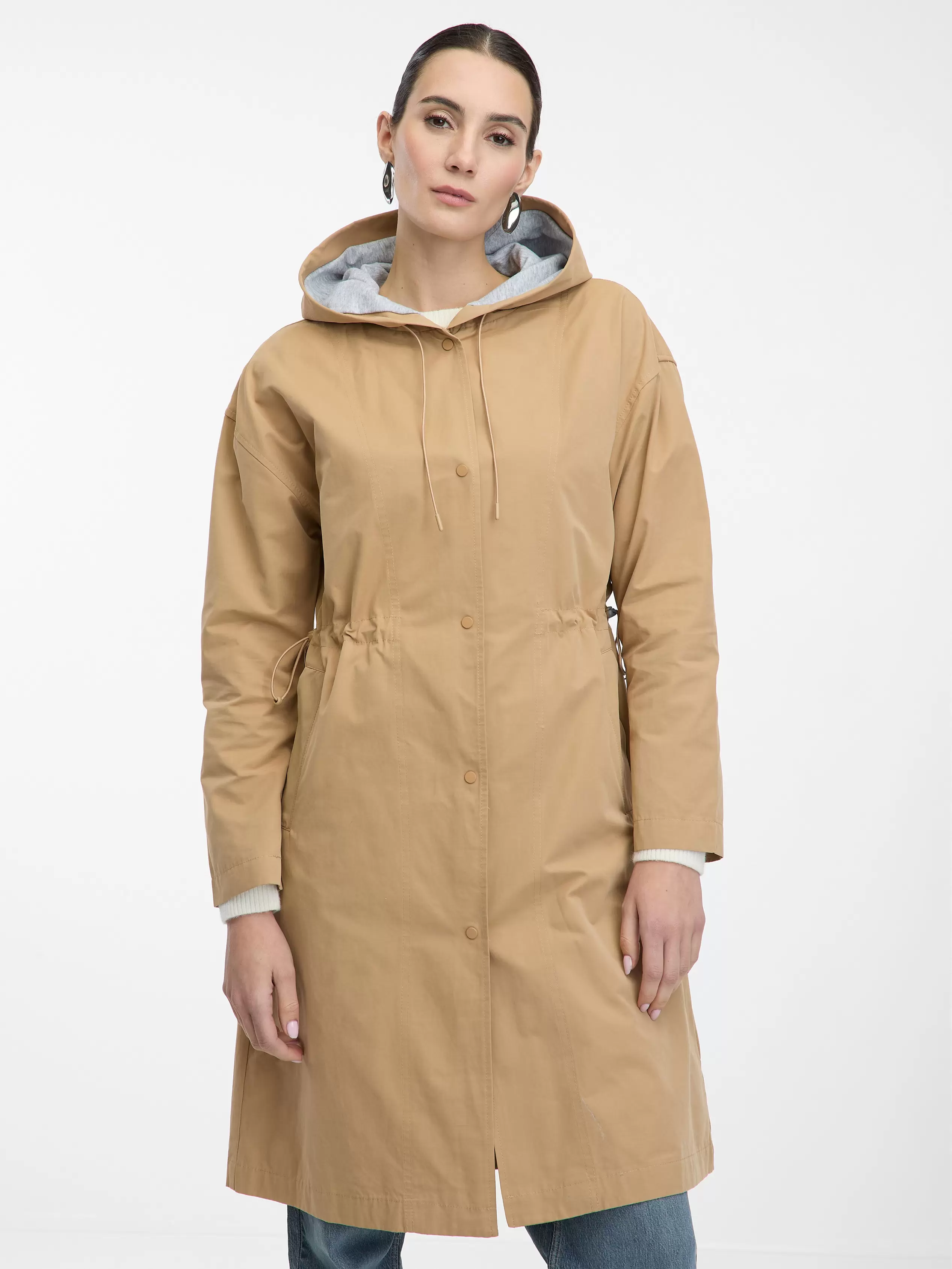 Jasnobrązowa parka damska ORSAY