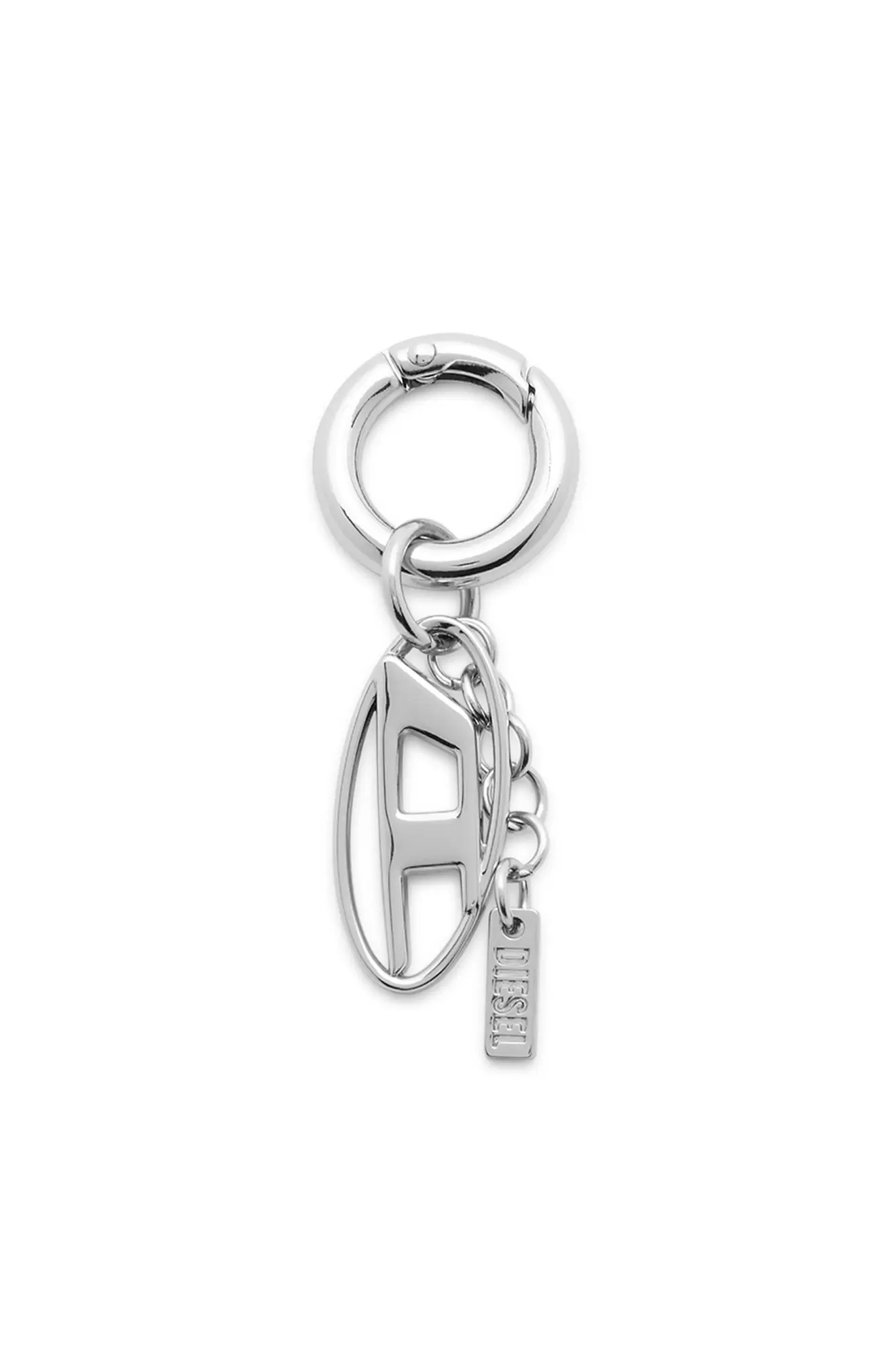 Charm in metallo con charm Oval D