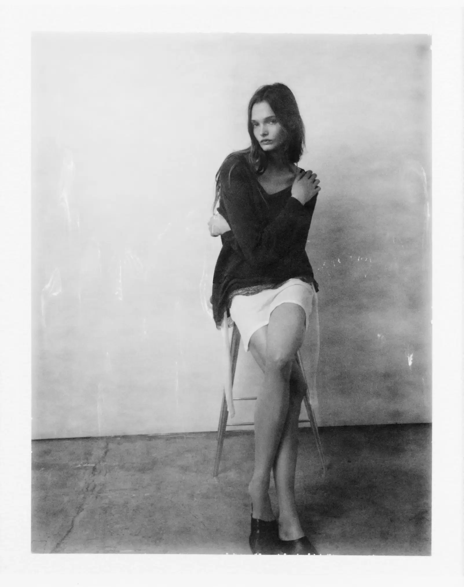 LACE COMBINED T-SHIRT