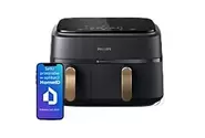 Frytkownica beztłuszczowa dwukomorowa Airfryer Philips Ovi Dual Basket NA352/00 z 2 szufladami