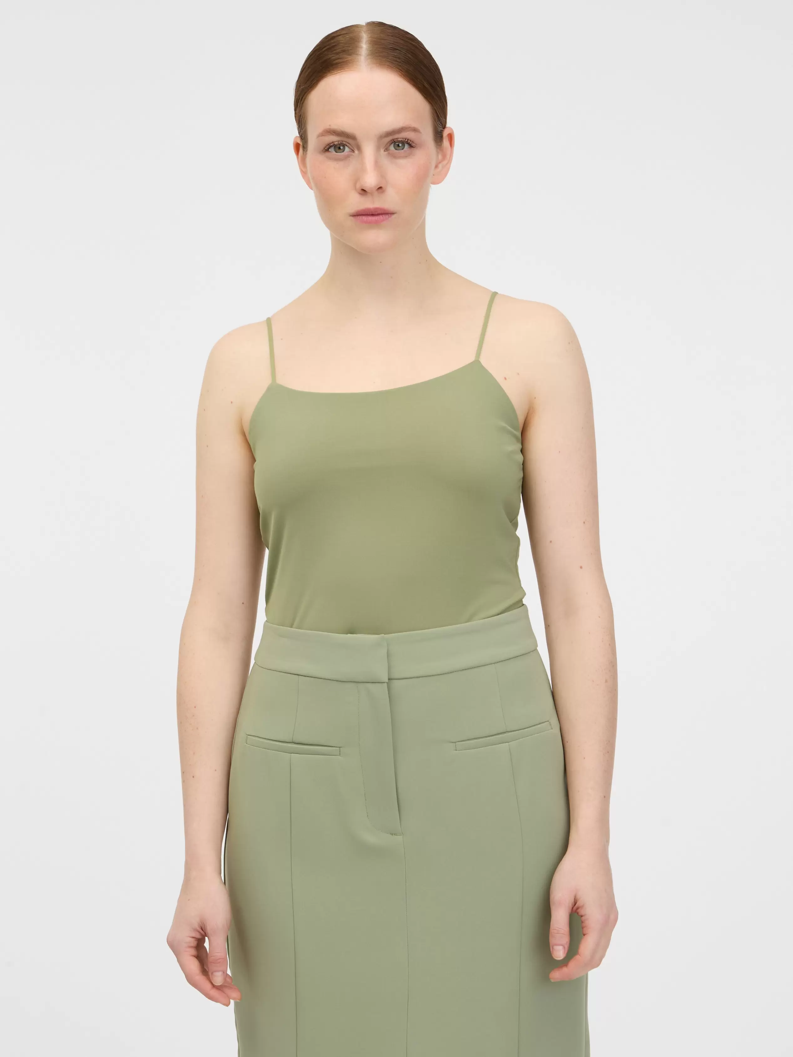 Khaki top damski ORSAY