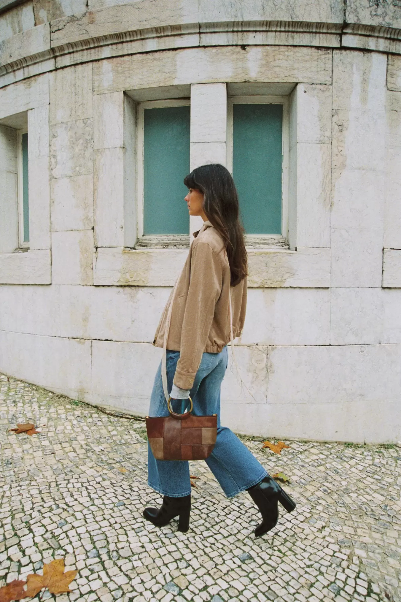 Z.10 HIGH-WAIST BELTED CULOTTES JEANS