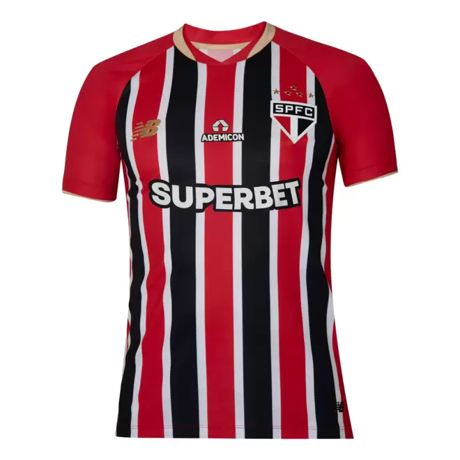 Koszulka męska New Balance Sao Paulo FC MT831835AWY – czerwona