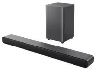 Soundbar TCL S55HE Czarny 2.1-kanałowy, Bezprzewodowy Subwoofer, Bluetooth, HDMI eARC, Dolby Atmos, DTS Virtual:X