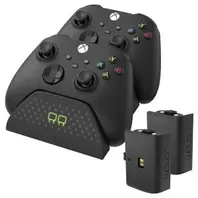 Podwójna stacja dokująca VENOM VS2881 do padów Xbox Series X/S & One + 2 akumulatory Czarny