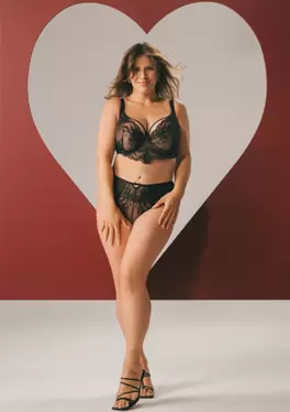 Biustonosz Mystery A123 czarny miękki