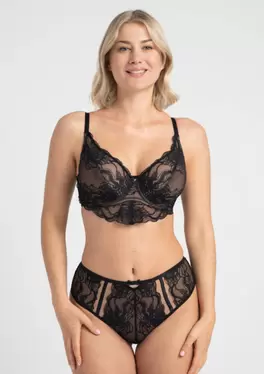 Biustonosz Mystery A144 czarny miękki