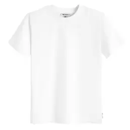 Biała koszulka basic o kroju relaxed