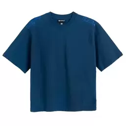 Koszulka oversize z bawełny czesanej