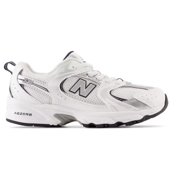Buty dziecięce New Balance PZ530SB1 – białe