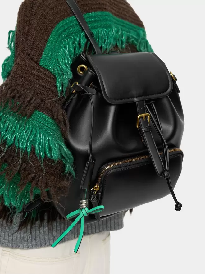 Backpack with crossbody bag strap