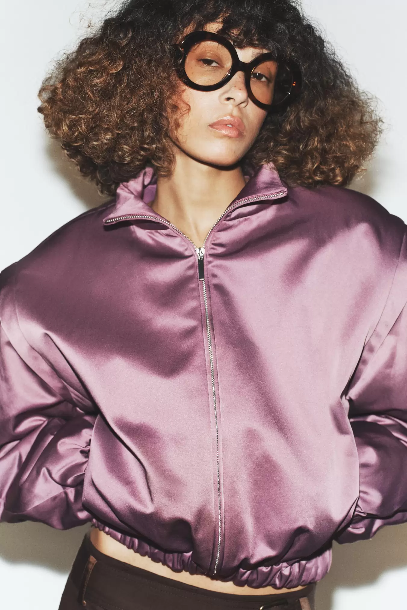 PUFFER JACKET WITH DEFINED SHOULDERS