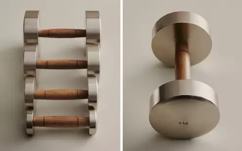 HANTLA Z DREWNA DĘBOWEGO I STALI