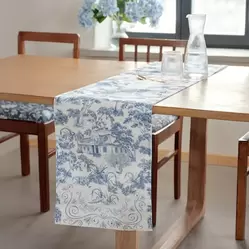 Bieżnik z nadrukiem Evite 35x180 cm z motywem pejzażu