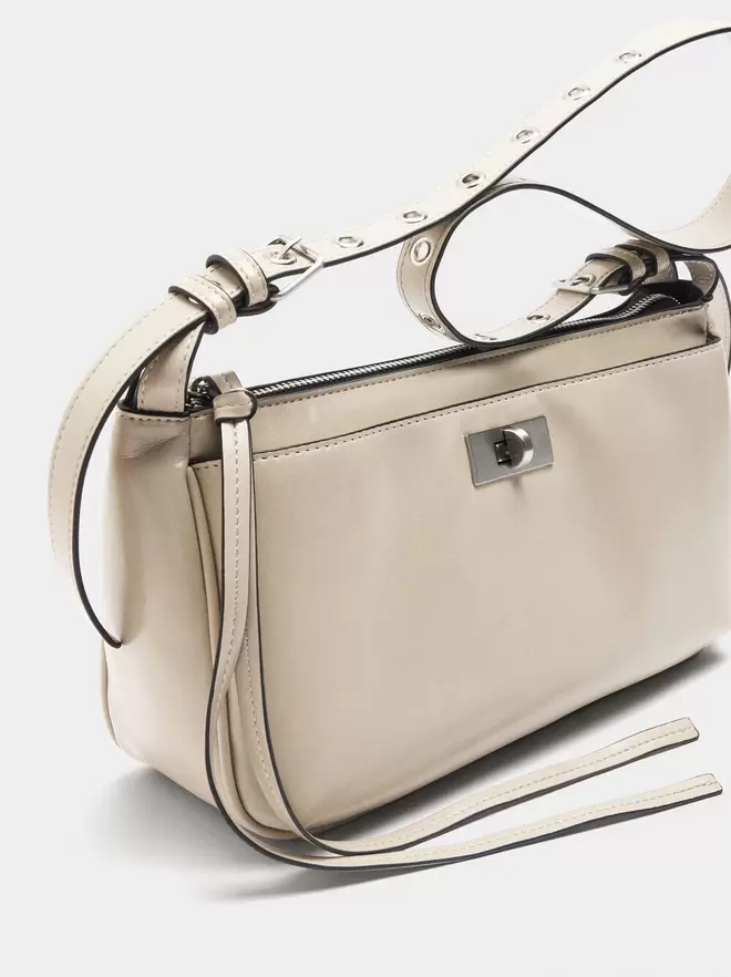 Shoulder bag with studded strap M