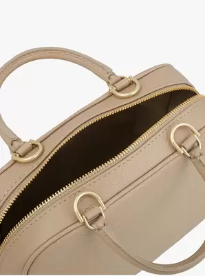Beżowa torebka bowling bag