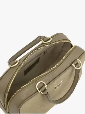 Oliwkowa torebka bowling bag