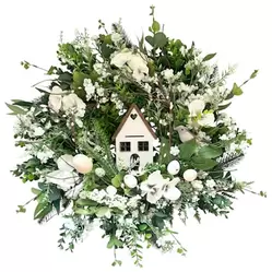 Wiosenny wianek ø 50 cm stroik wielkanocny XXL sarah