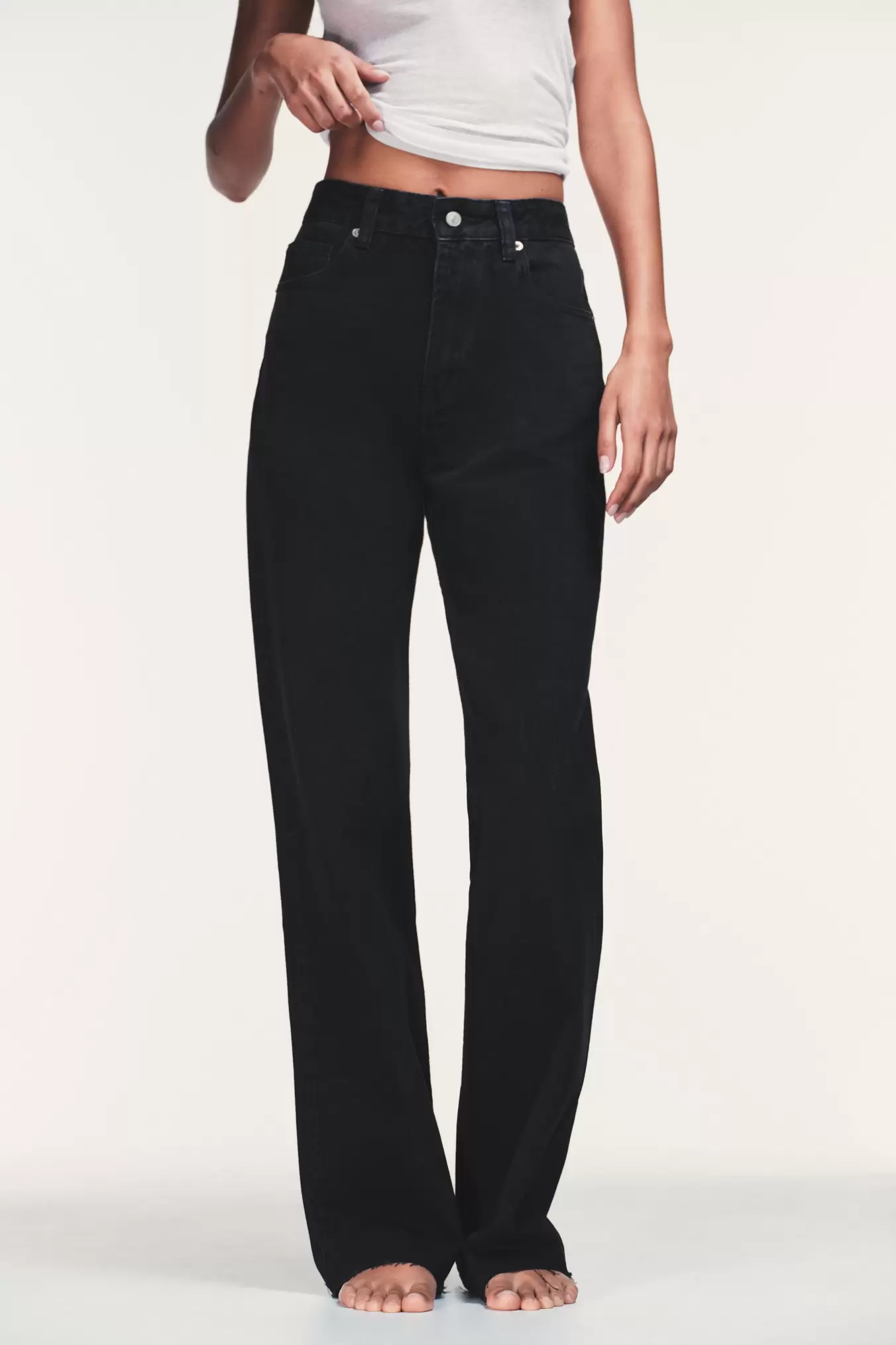 TRF WIDE-LEG HIGH-WAIST JEANS