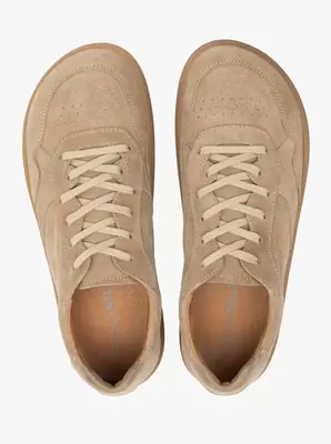 Beżowe męskie półbuty barefoot