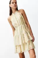 Vestido estampado lazo