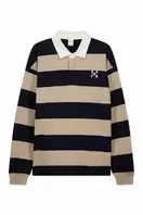 Polo rugby manga larga rayas