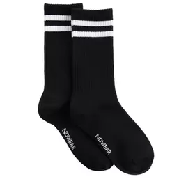 Czarne wysokie skarpetki unisex