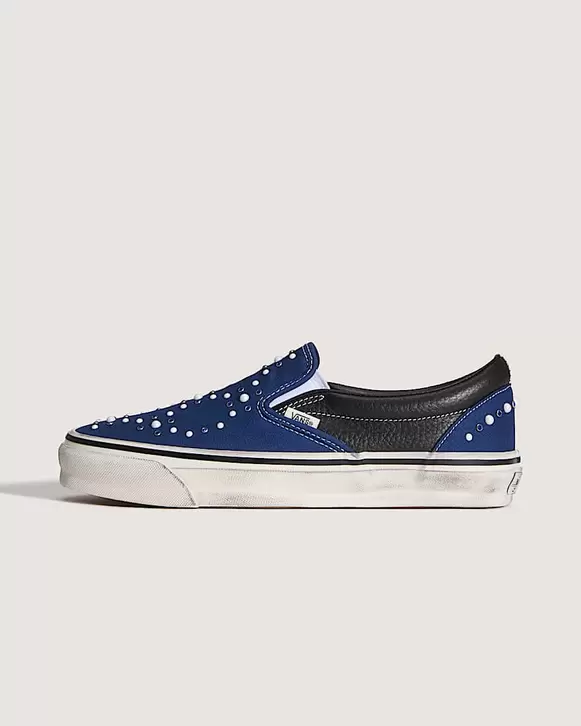 Premium Classic SlipOn Schuhe VANS Blau HERO