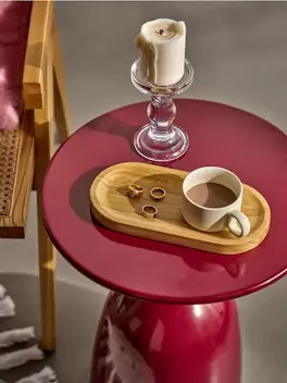 Taca dekoracyjna z drewna akacjowego