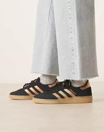 Adidas Originals Handball Spezial – Czarno-brązowe buty sportowe