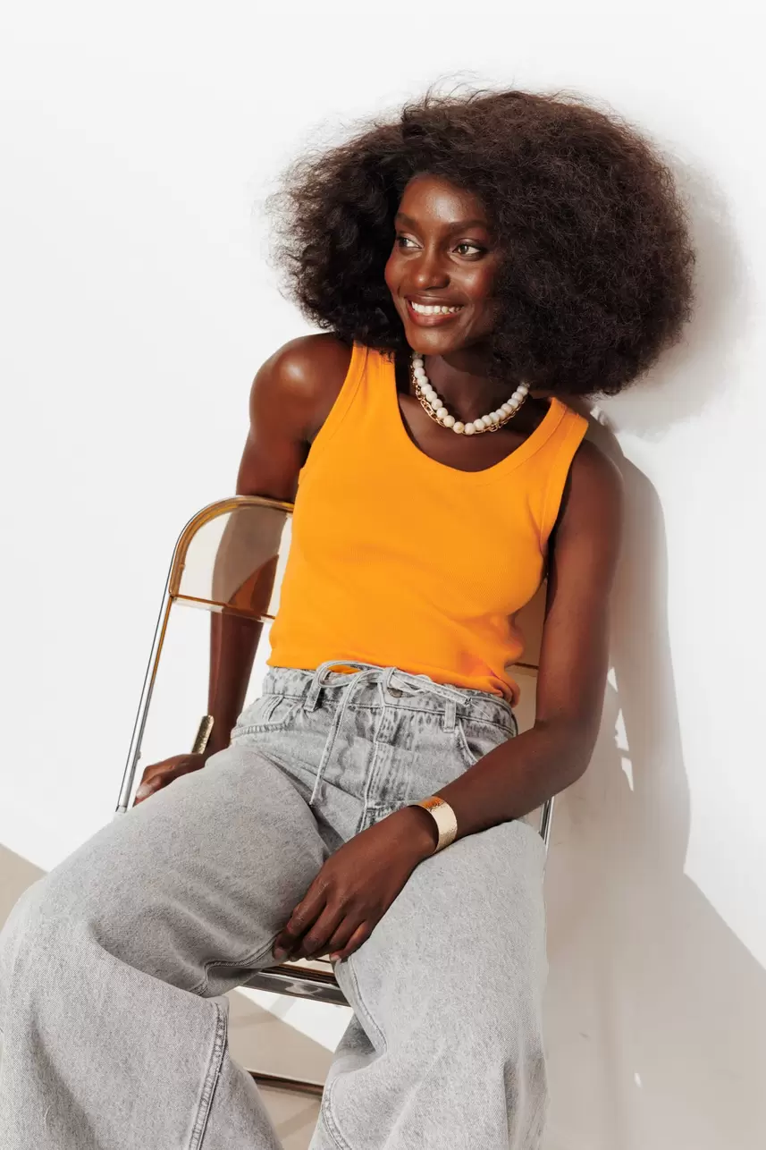 Prążkowana koszulka