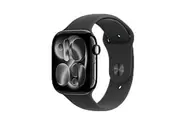 Smartwatch APPLE Watch Series 11 GPS, koperta 46mm z aluminium w kolorze onyksu, pasek sportowy w kolorze czarnym - rozmiar M/L MEUX4MP/A