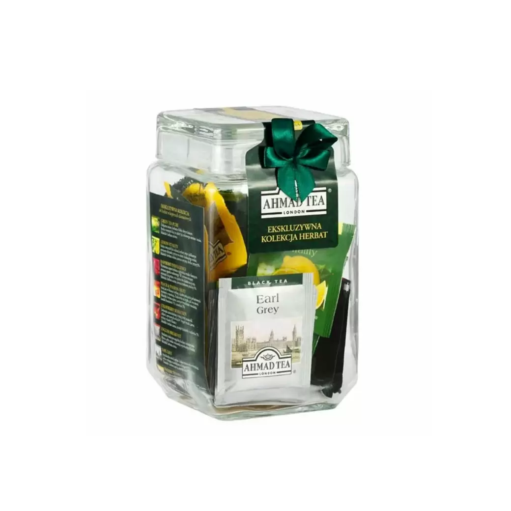 Ekskluzywna kolekcja herbat w słoiku Ahmad Tea 40 torebek