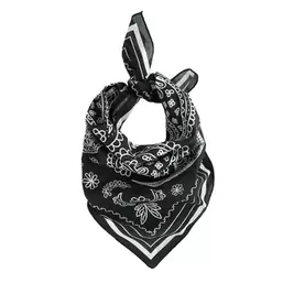 Bawełniana czarna bandana unisex