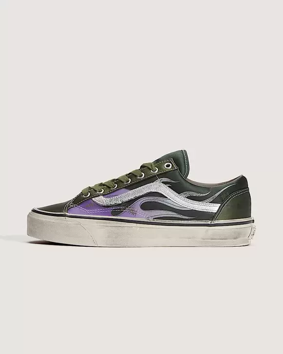 Premium Old Skool 36 Flames Schuhe VANS Grn HERO