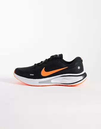Nike Running – Journey – Czarno-pomarańczowe buty sportowe do biegania