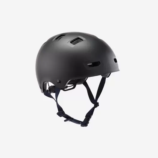 Kask na rolki, deskorolkę i hulajnogę MF500 czarno-niebieski
