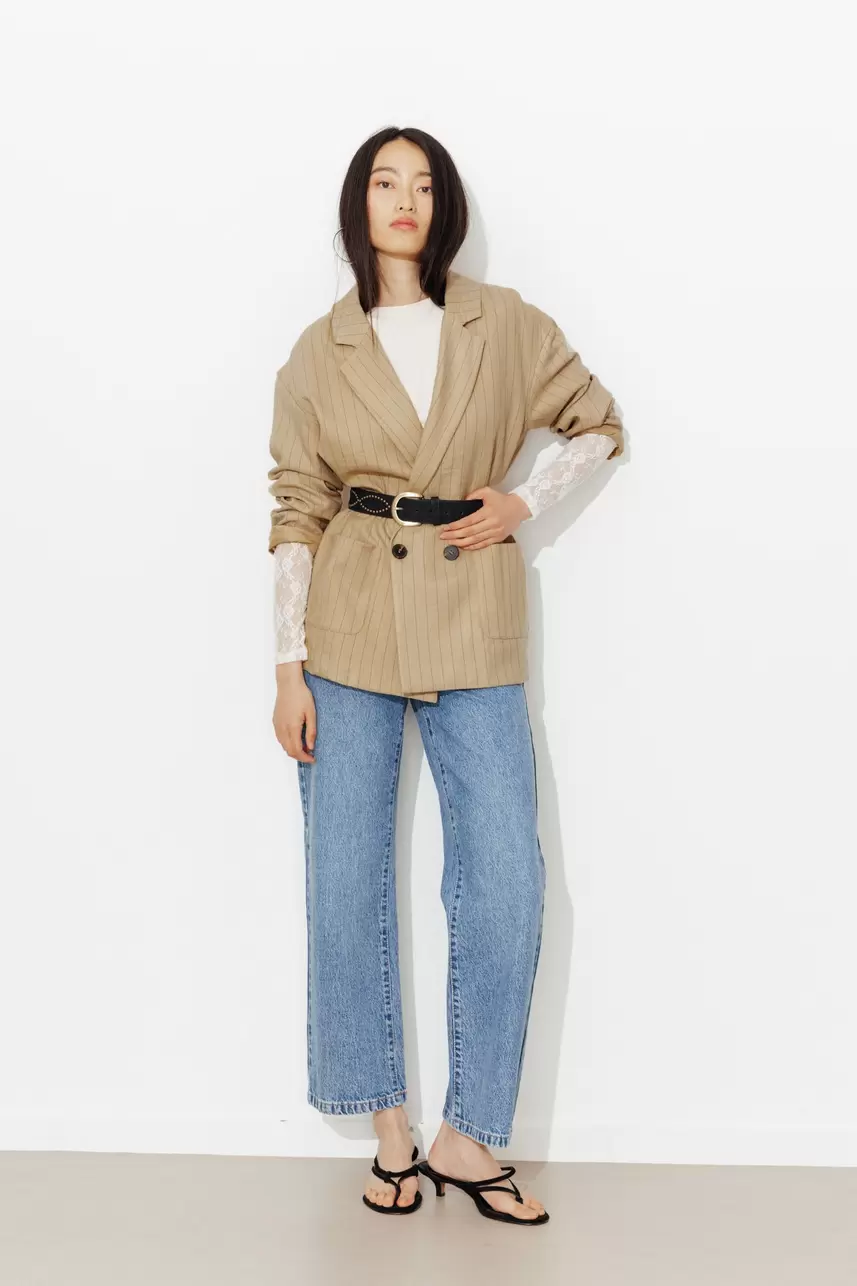 Damska marynarka w paski