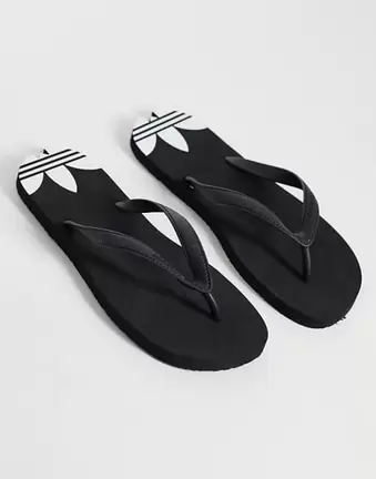 Adidas Originals – adisun – Czarne japonki