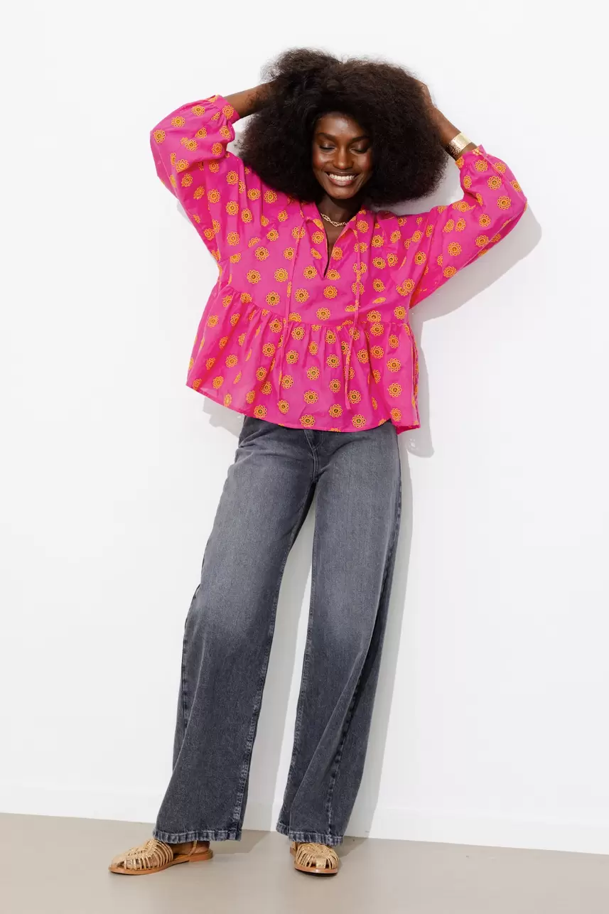 Damska haftowana bluzka